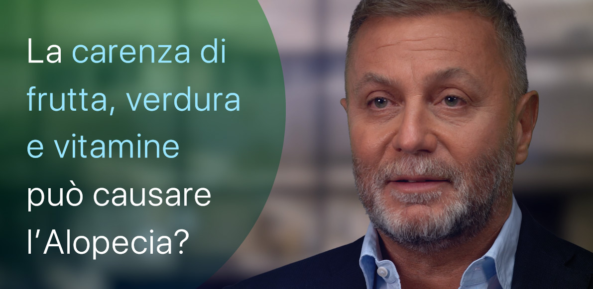 Poca frutta, verdura e vitamine causano l’Alopecia?