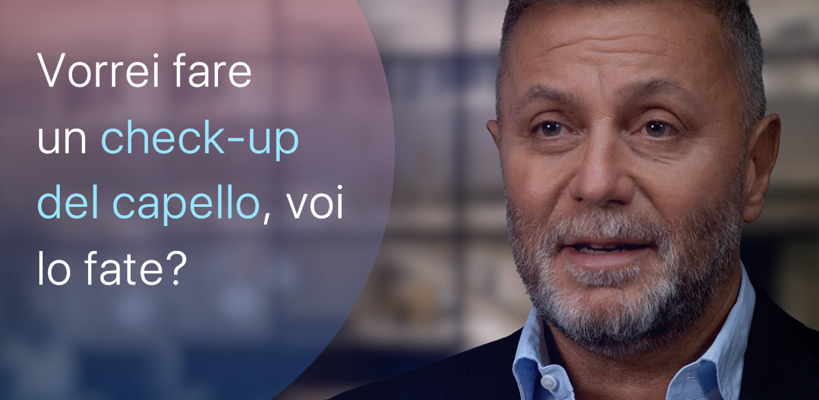 Vorrei fare un check-up del capello, lo fate?