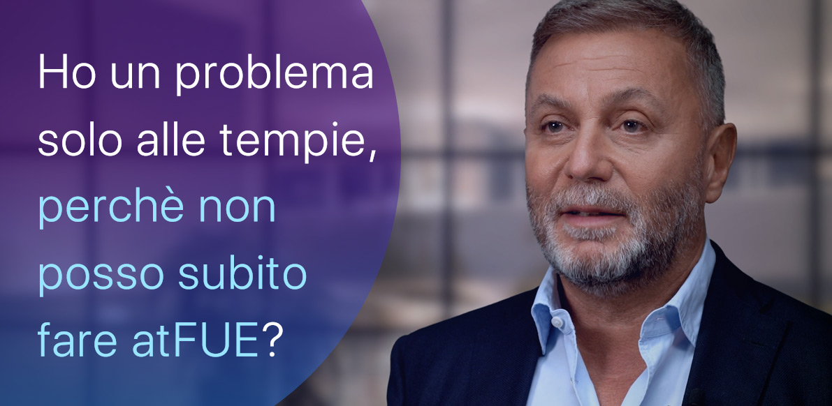 Ho un problema solo alle tempie, perché non posso fare subito atFUE?